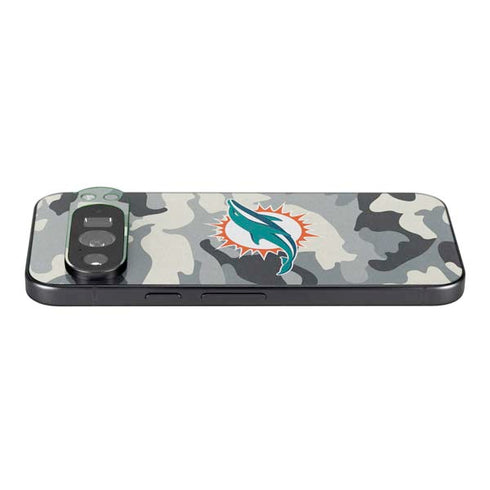 NFL Miami Dolphins Camo Pixel 9 Pro XL Skin